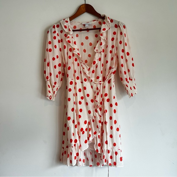 Rixo, Sumer spring dress, polka dot red and white. - Picture 1 of 7